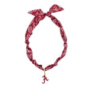 NEW CANVAS STYLE women's alabama crimson tide bandana scarf necklace with logo p